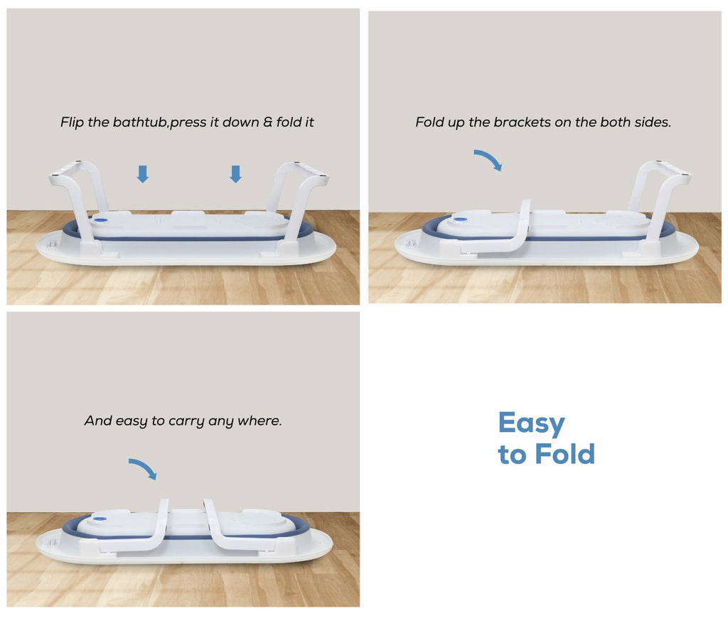 Nurtur Flodable Bathtub blue