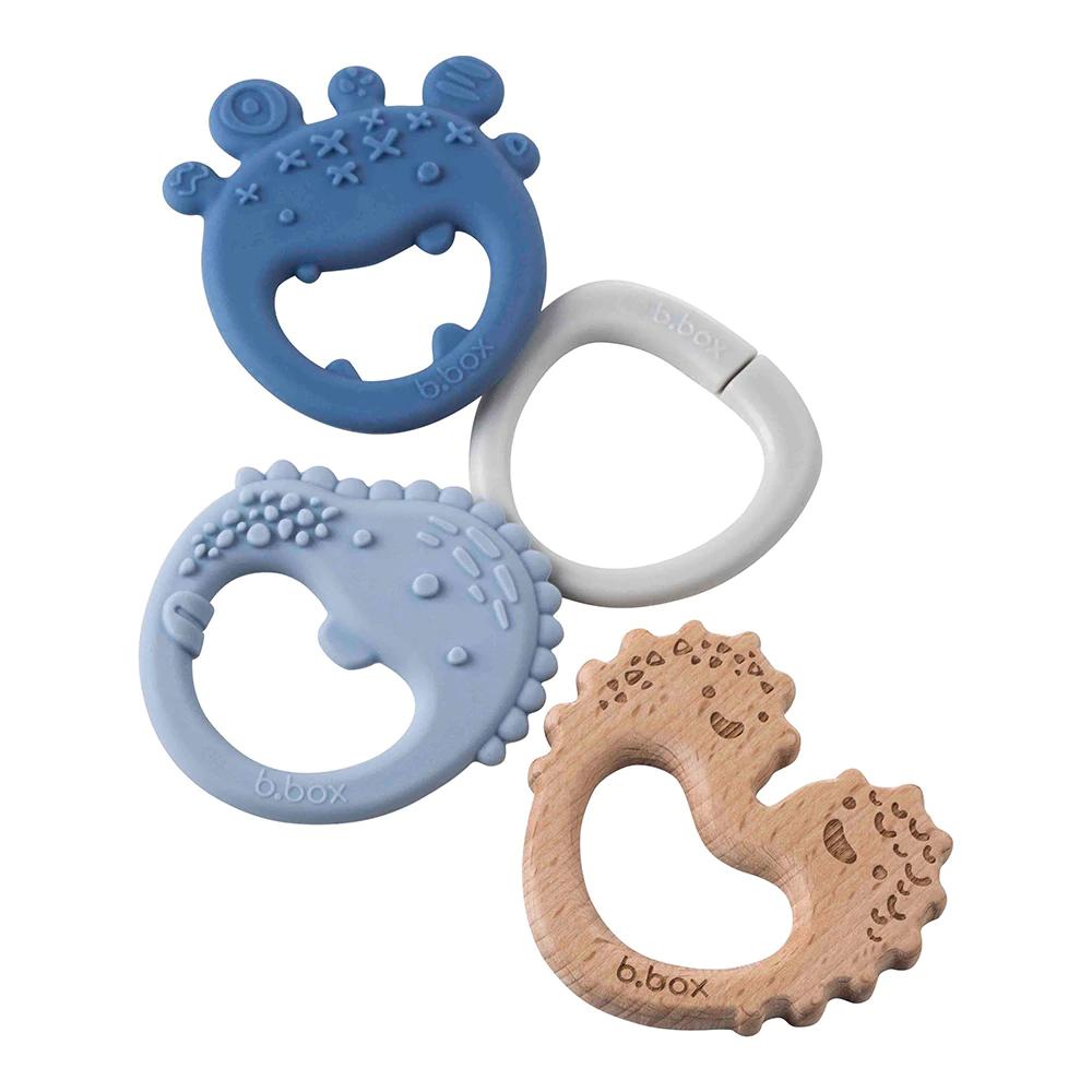 B.BOX - TRIO TEETHER LULLABY - BLUE