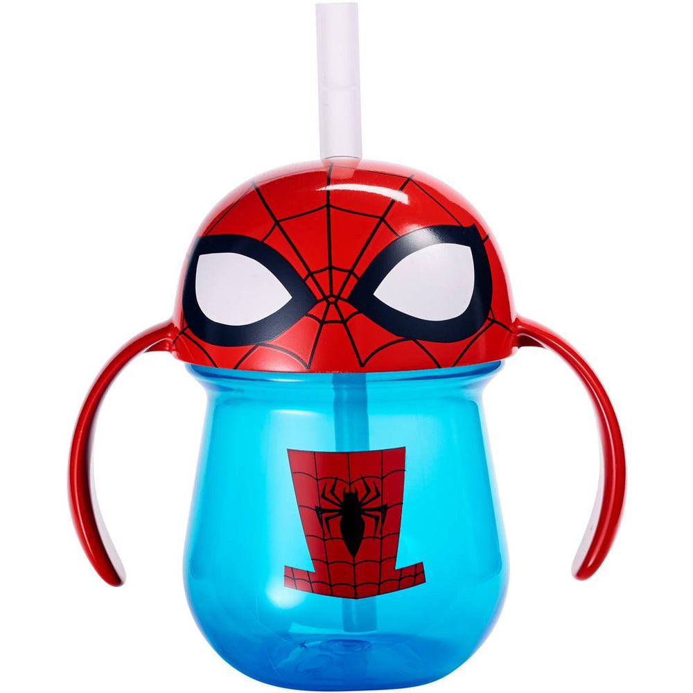 The First Years Marvel Spiderman 7oz Weighted Straw Trai