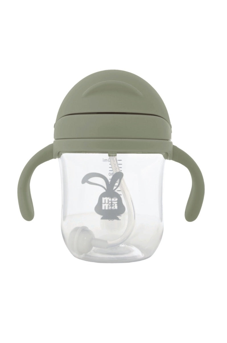 Mema olive green  sippy cup