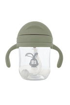 Mema olive green  sippy cup