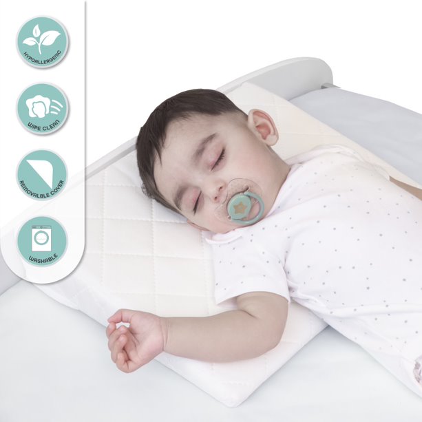 Moon Universal Crib Wedge - white