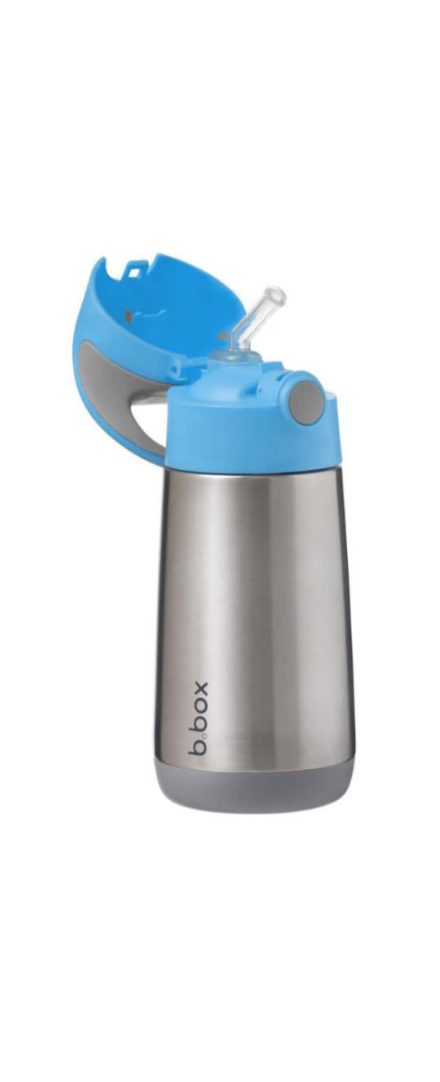 B.BOX  - INSULATED DRINK BOTTLE - Blue Slate -  350ml