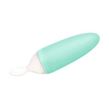 Boon -Squirt Silicone Baby Food Dispensing Spoon Green1