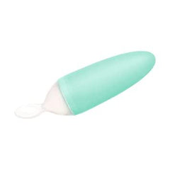 Boon -Squirt Silicone Baby Food Dispensing Spoon Green1