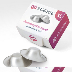 Silverette Silver Nursing Cups - XL