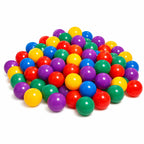 100 Colorful Plastic Fun Balls for Kids