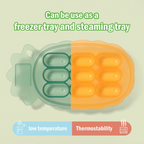 Haakaa Silicone Pineapple Nibble Tray - Pea Green