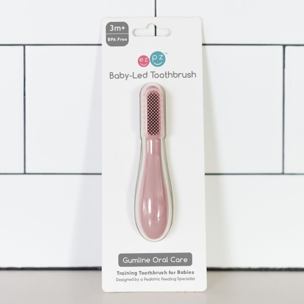 Ezpz Baby-Led Toothbrush - Blush