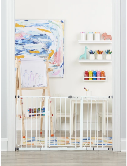 Regalo Widespan Extra Wide Baby Gate White 6-24 M