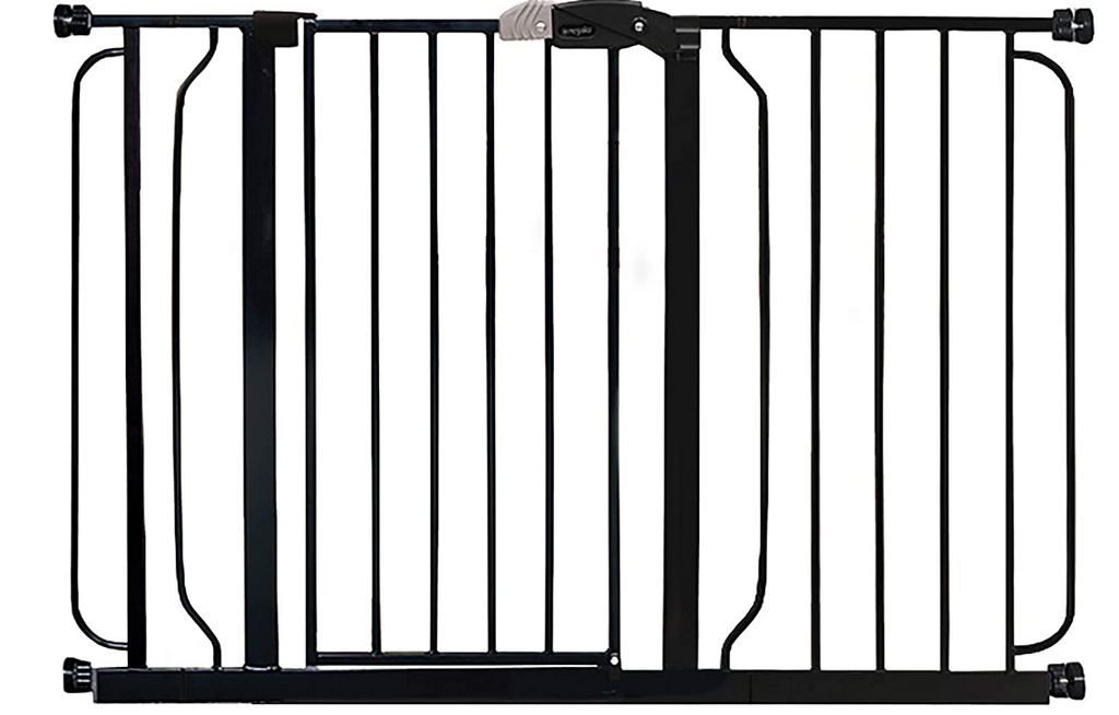 Regalo Easy Step Extra Wide Black Safety Gate