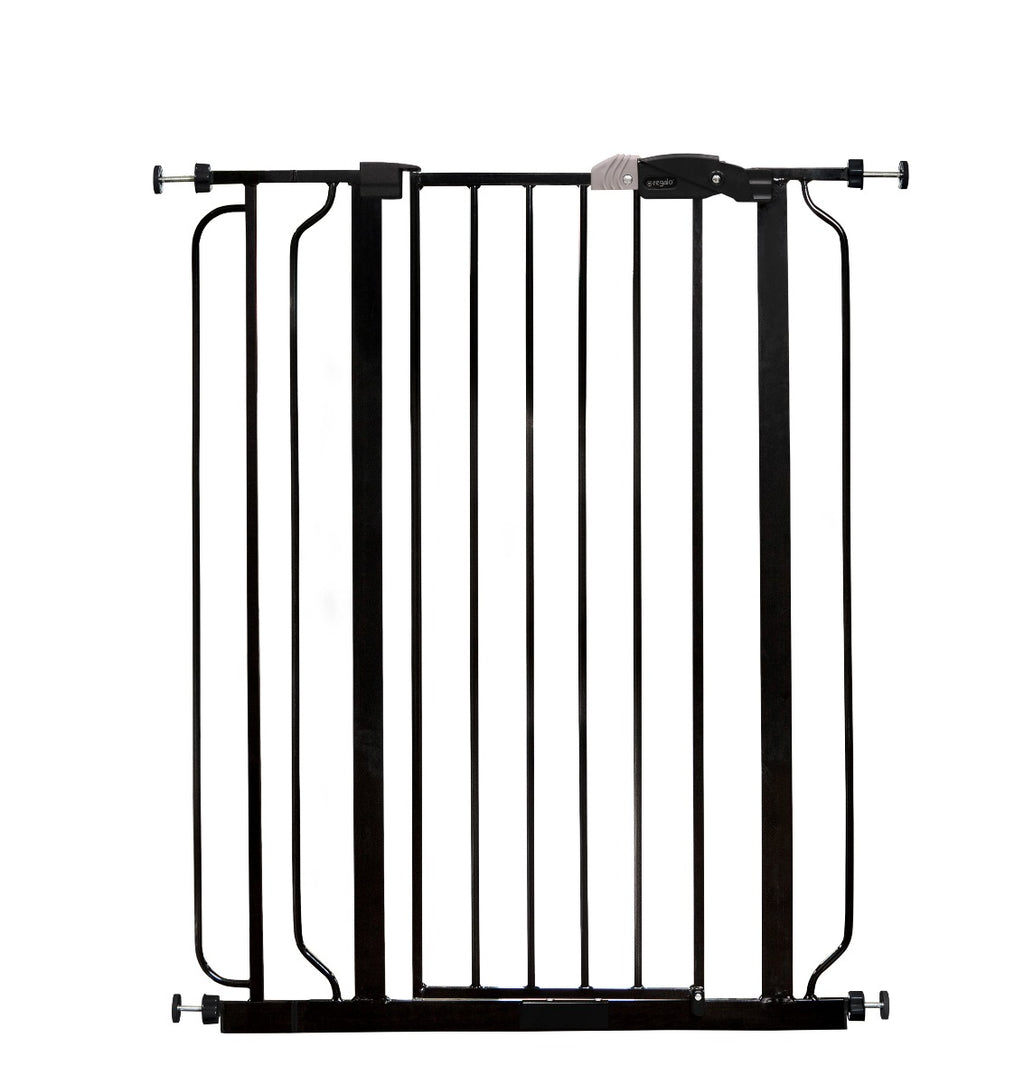 Regalo Easy step extra tall black baby gate
