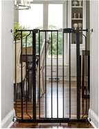 Regalo Easy step extra tall black baby gate