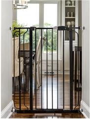 Regalo Easy step extra tall black baby gate