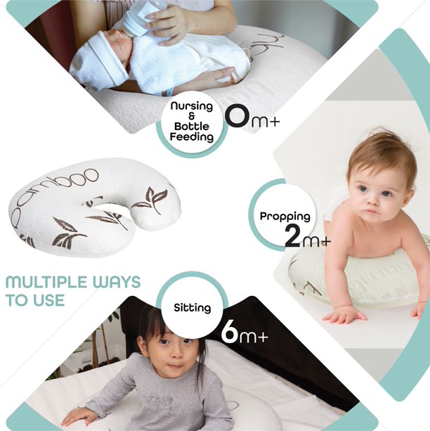 Moon Feeding Pillow with Bamboo rayon