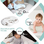 Moon Feeding Pillow with Bamboo rayon