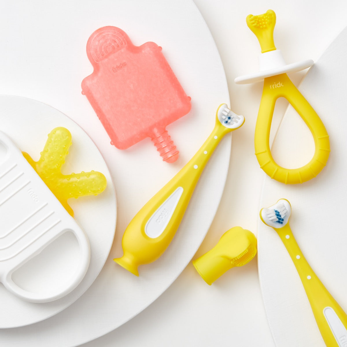 Fridababy-Training Toothbrush for Babies with Soft Silicone Bristles