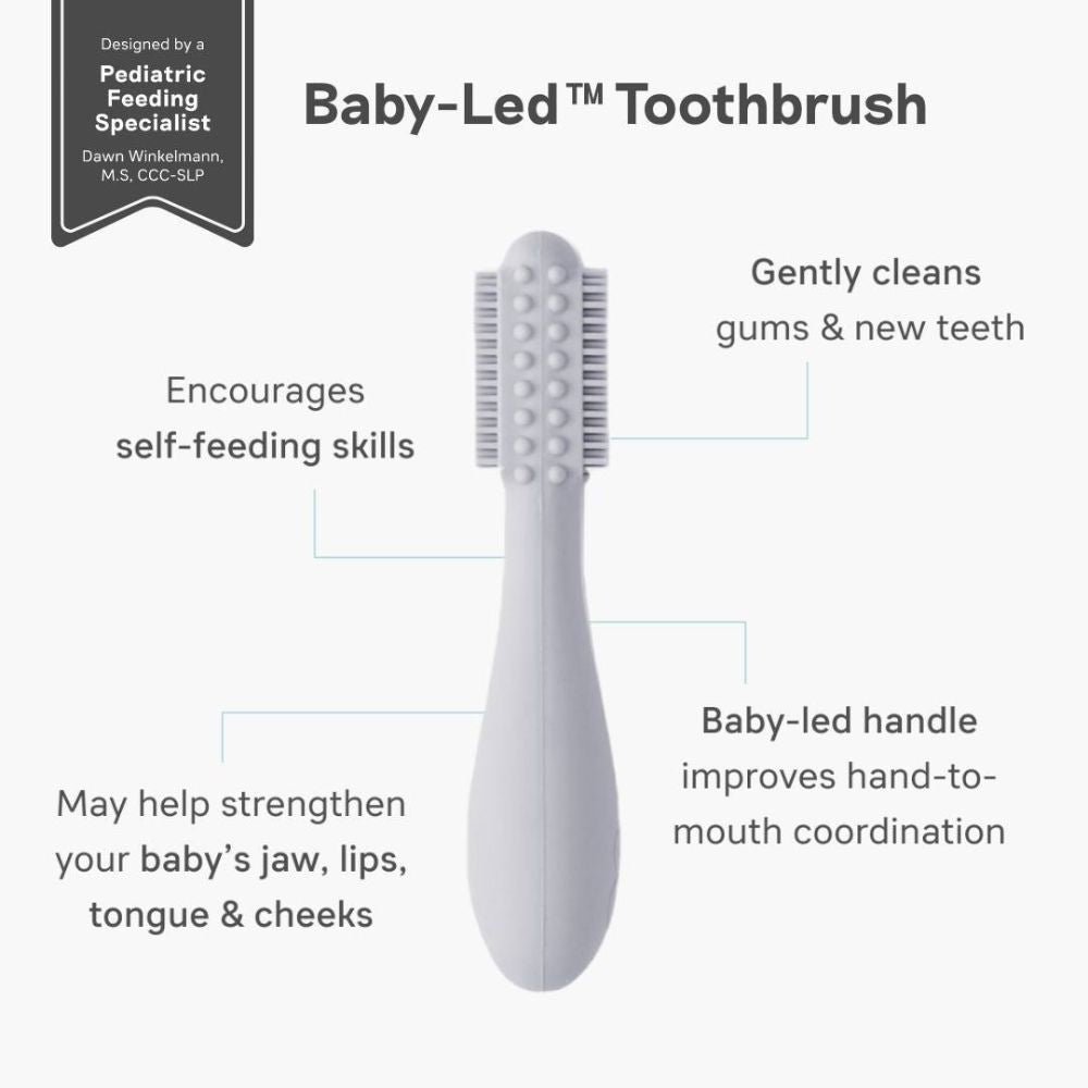 Ezpz Baby-Led Toothbrush - Sage