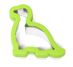 Fun box Stainless Steel Sandwiches & Food Cutter Dinosaur Green