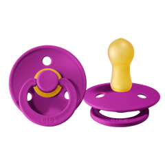 Bibs Natural Rubber Pacifier - Orchide 0-6 Months