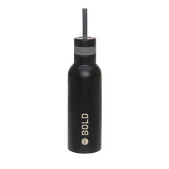 Lassig School Bottle Stainless Steel Bold black
