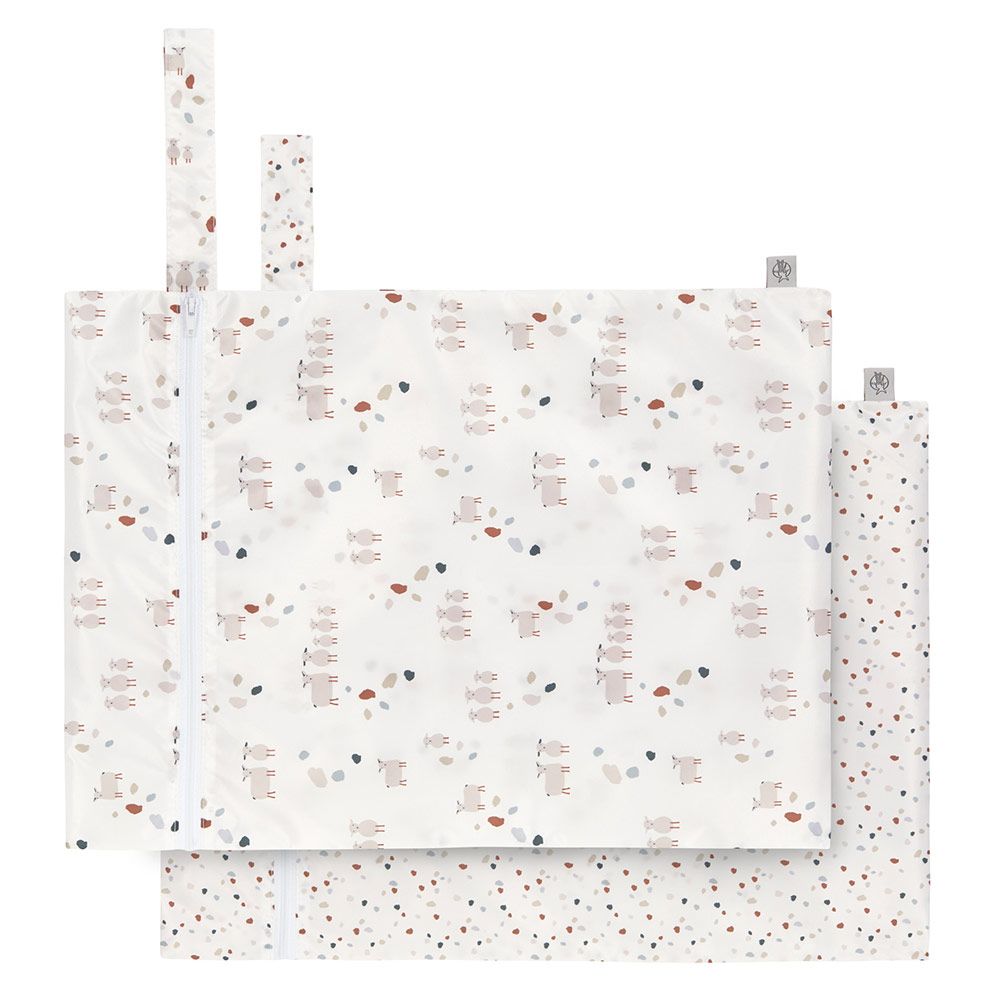 ليسيش -حقيبة الملابس المبللة قطعتان-المزارع الصغير- نقاط و اغنام