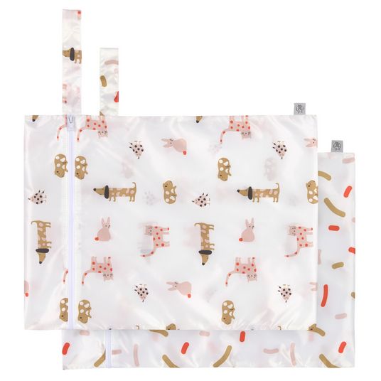 Lassig Wet Bag 2 pcs Little Mateys spicy orange