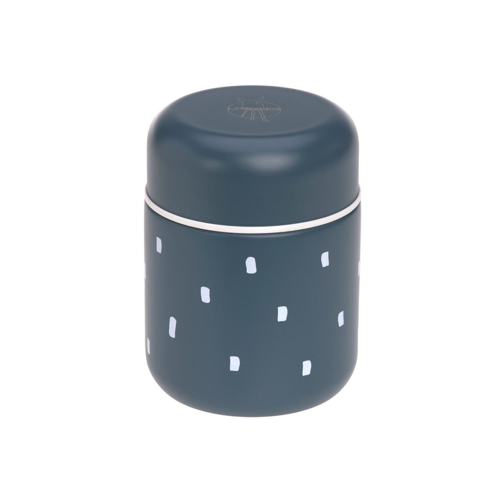 Lassig Food Jar Medium Happy Prints midnight blue