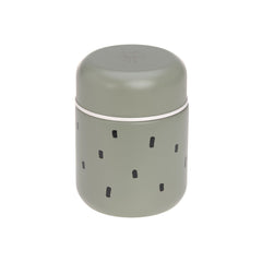 Lassig Food Jar Medium Happy Prints light olive