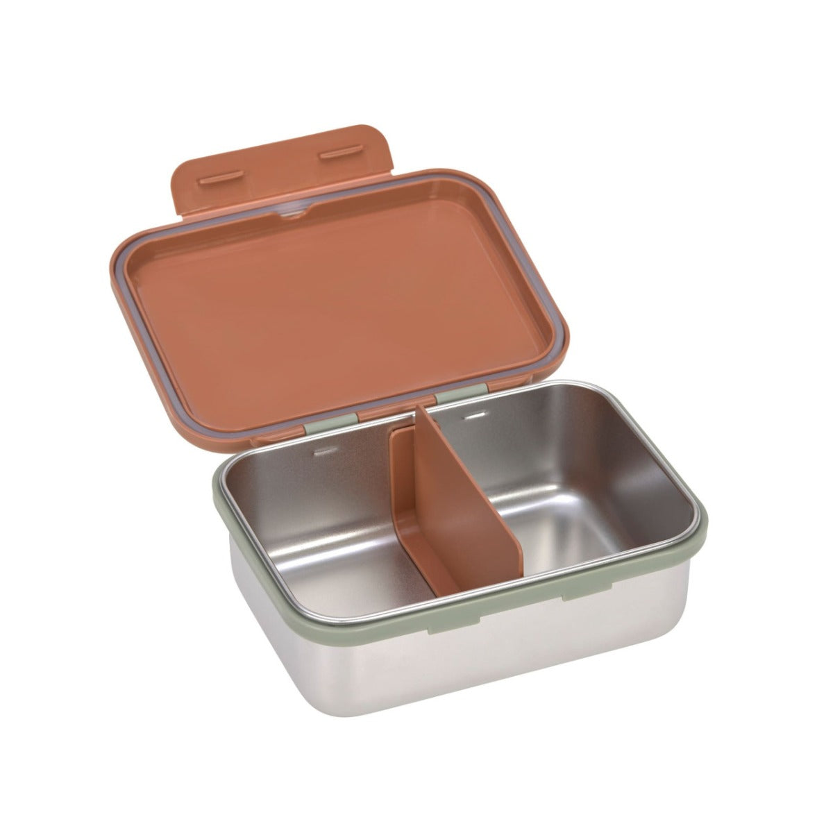 Lassig Lunchbox Stainless Steel Happy Prints caramel