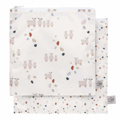 ليسيش - حقيبة الوجبات الخفيفة قطعتين - المزارع الصغير شكل الاغنام