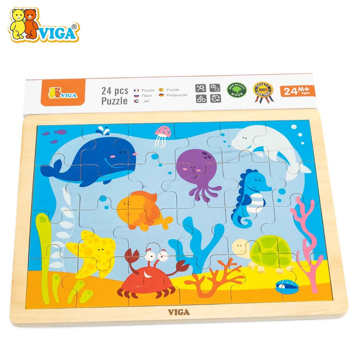 Viga 24 pcs Puzzle - Ocean