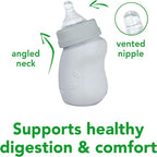 Green Sprouts Baby Bottle made from Glass w Silicone Cover-5oz-Green-0mo+