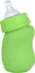 Green Sprouts Baby Bottle made from Glass w Silicone Cover-5oz-Green-0mo+