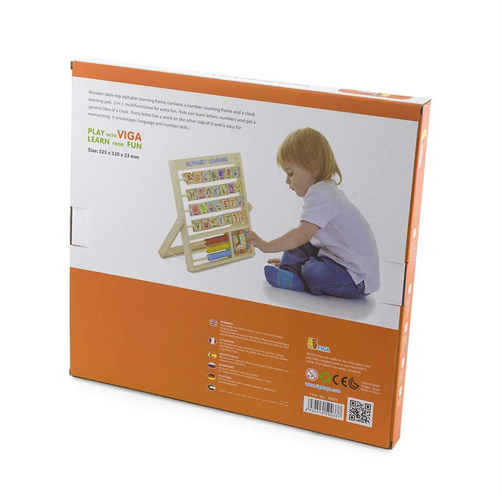 Viga Learning Allphabet & Clock