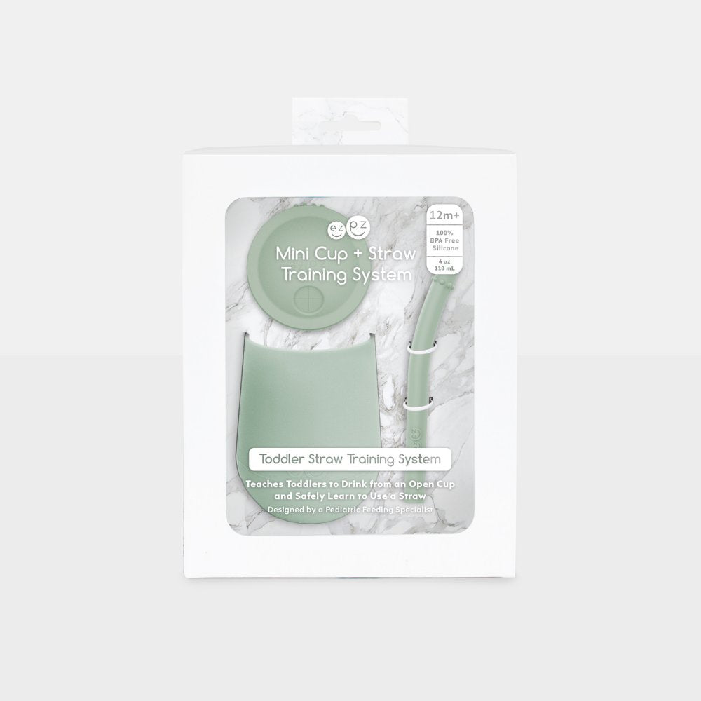Ezpz Mini Cup & Straw Training System - Sage