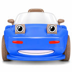 12V Kids Ride On Car with Moving Eyes Remote Control Rubber Wheels