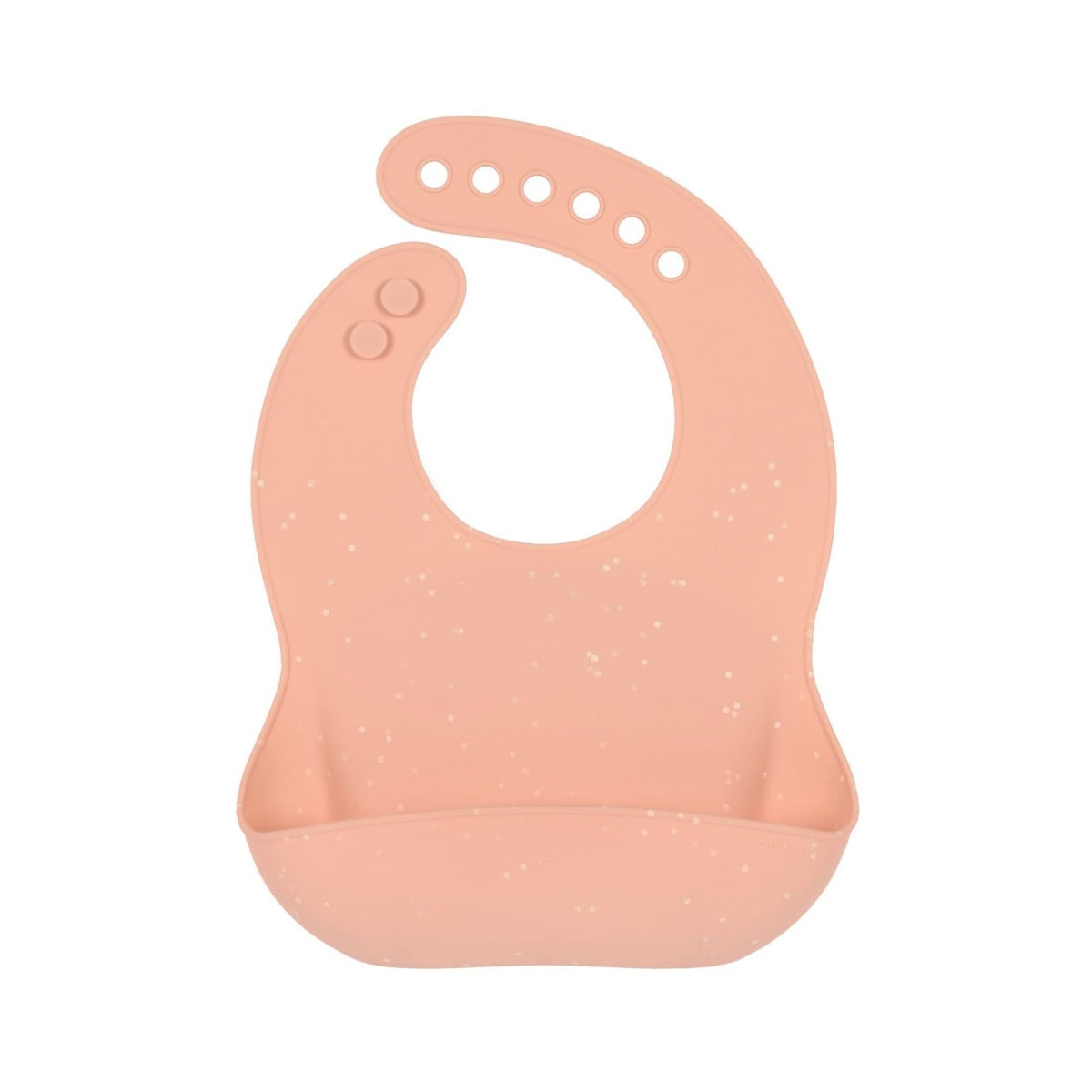 Lassig Silicone Bib 2 pcs apricot/nature