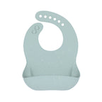 Lassig Silicone Bib 2 pcs blue/nature