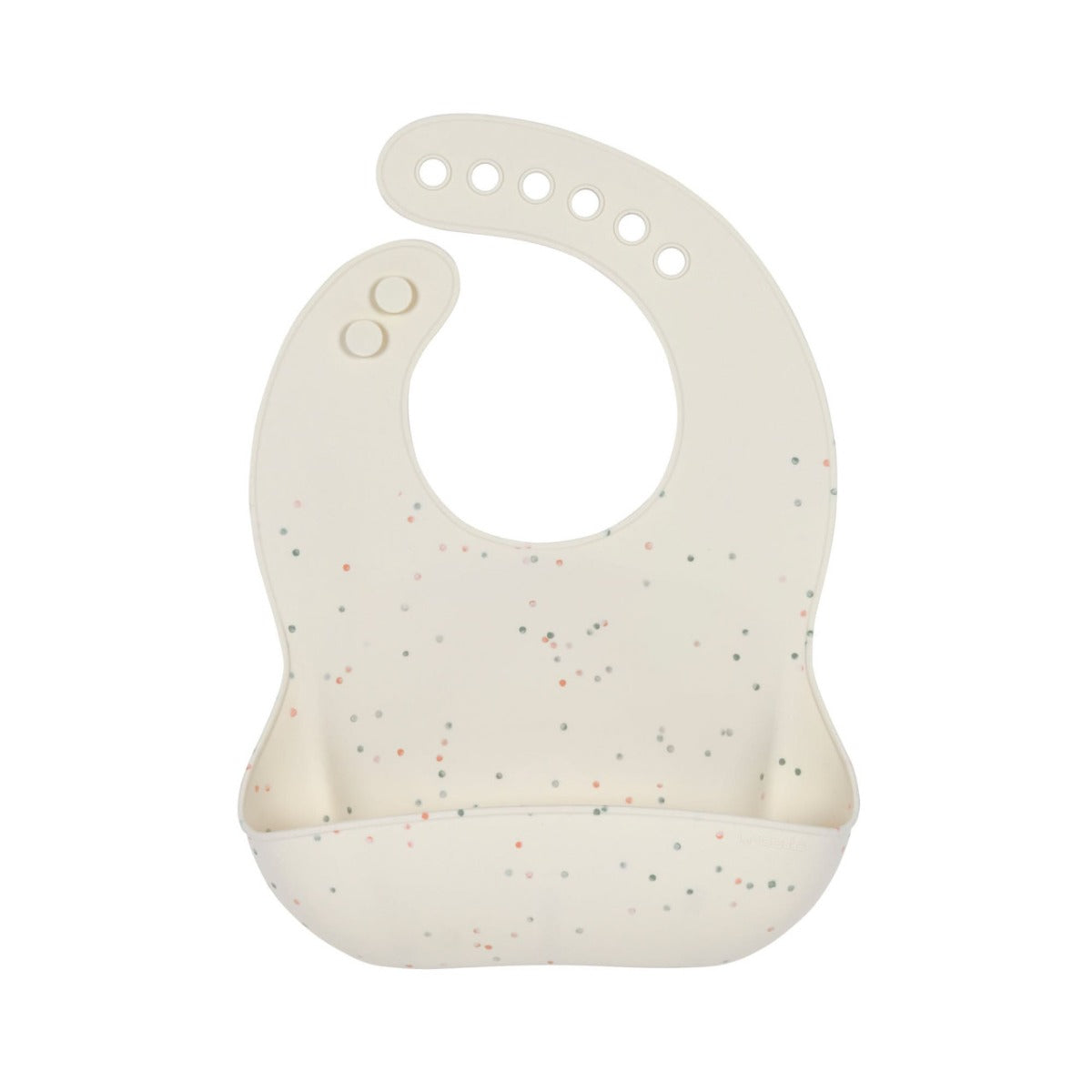 Lassig Silicone Bib 2 pcs blue/nature