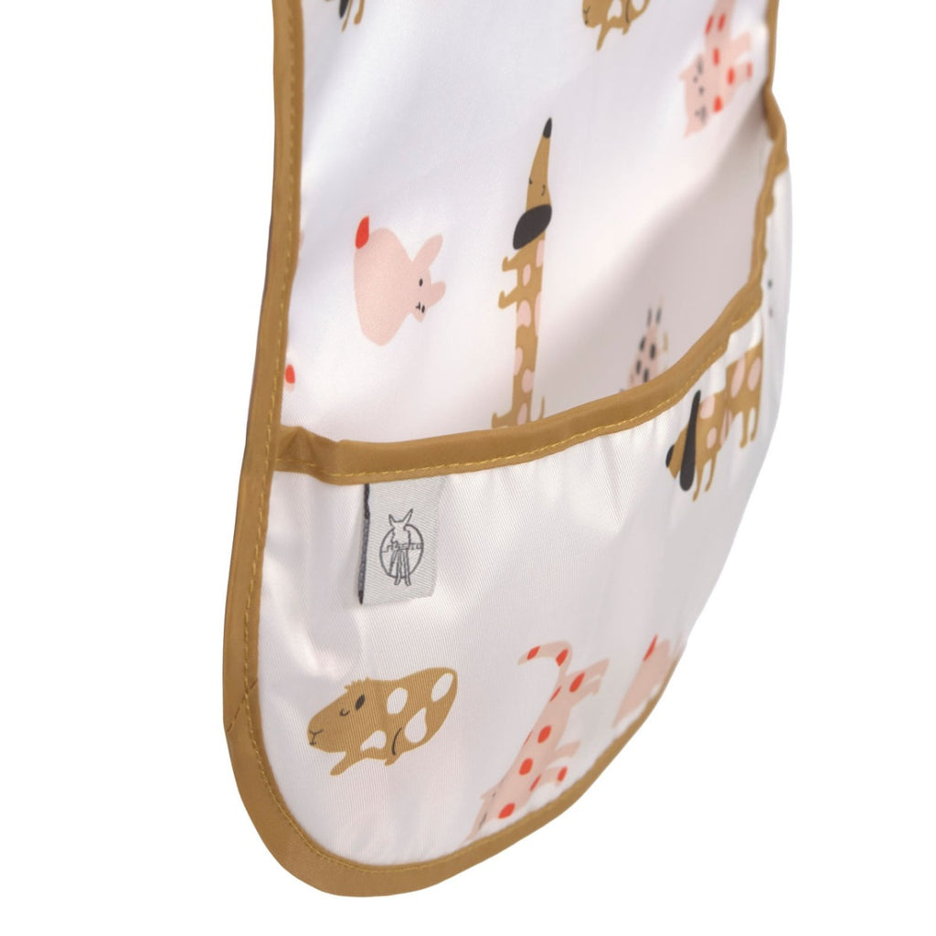 ليسيش - مريلة قطعتان الرفاق الصغار سن 6 الي 24 شهر- برتقالي