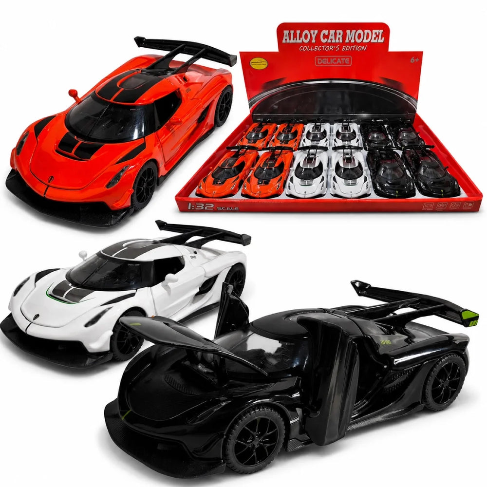 1:32 Die-Cast Pull Back Car With Light & Sound
