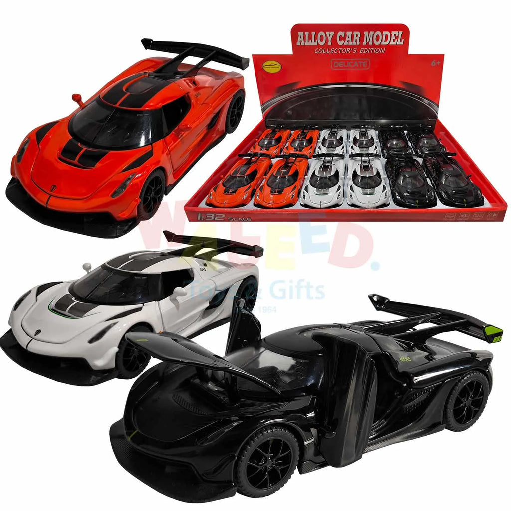 1:32 Die-Cast Pull Back Car With Light & Sound