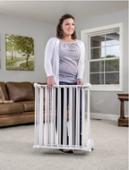 Regalo Super Wide Baby Gate and Play Yard White 6-24 M