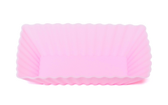 Fun box SILICONE RECTANGLE BAKING CUPCAKE - PINK
