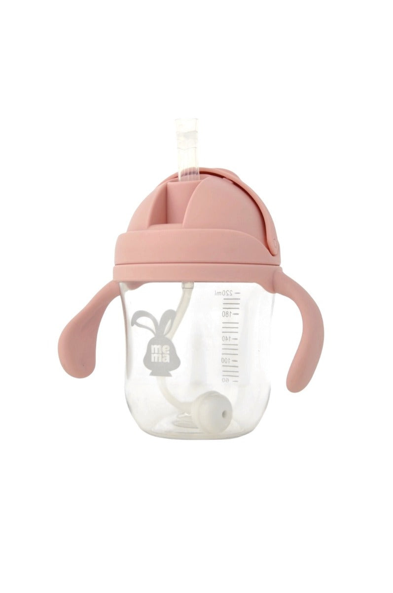 Mema pink sippy cup