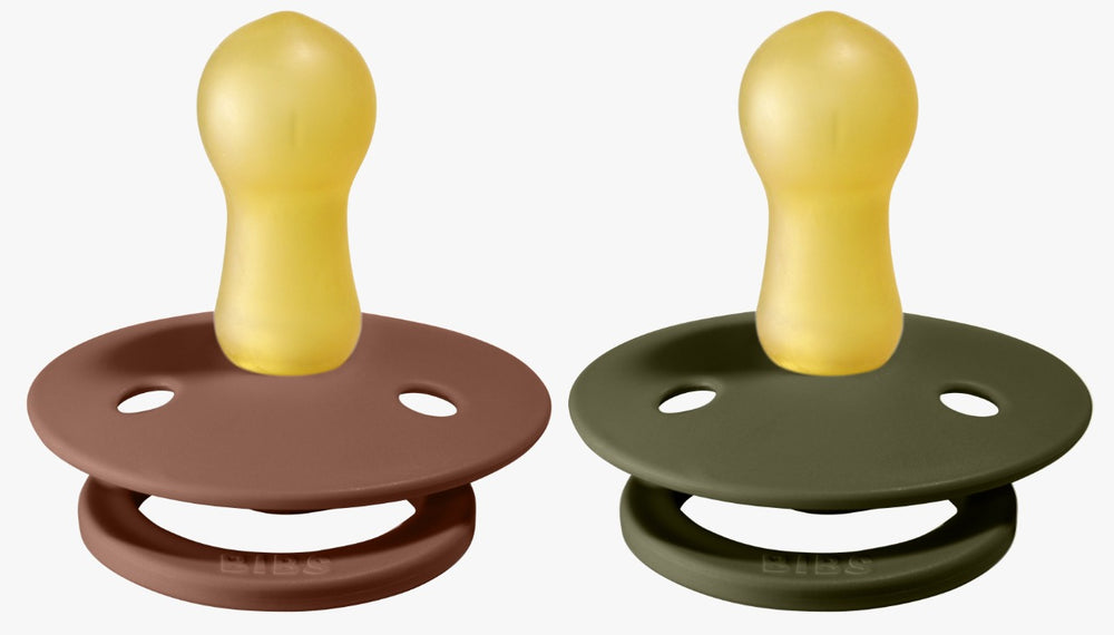 Bibs Pacifier Size 2 - Toddler 6-18M (2pcs) Woodchuck/Hunter Green