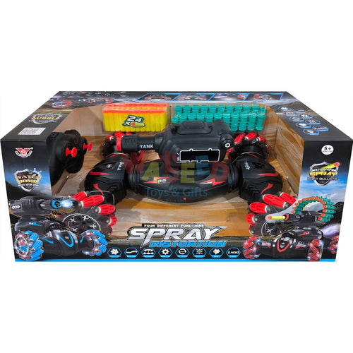 14CH R/C Stunt Car With Spray & Soft Bullet Shooter
