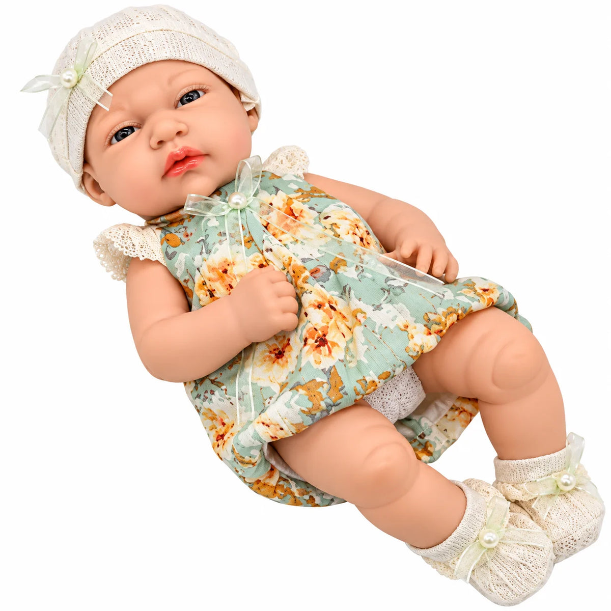 15" Newborn Baby Doll with Extra Outfit