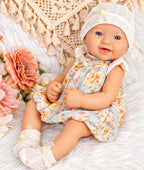15" Newborn Baby Doll with Extra Outfit